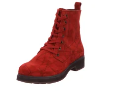 Schnür-Stiefeletten rot 3-000406