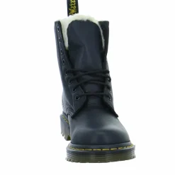 Schnür-Stiefeletten schwarz