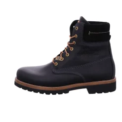 Schnür-Stiefeletten schwarz