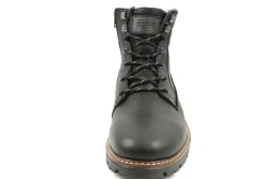 Schnür-Stiefeletten schwarz