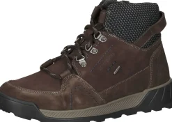 Schnür-Stiefeletten schwarz