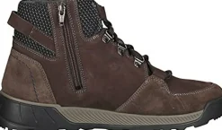 Schnür-Stiefeletten schwarz