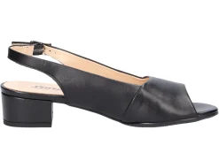 Sling-Pumps schwarz Zippora Peep-Toe schwarz