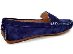 Sportliche Slipper blau