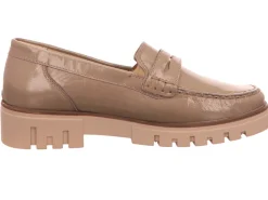 Sportliche Slipper braun bequemer Loafer