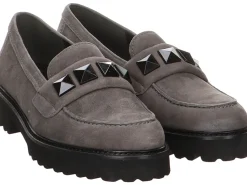 Sportliche Slipper grau