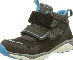 Stiefel Jungen schwarz Stiefelette Leder SPORT5