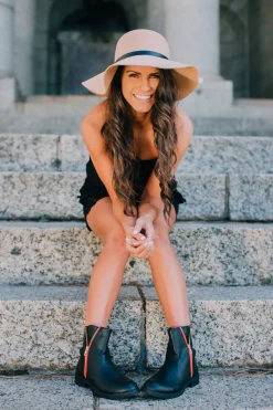 Stiefeletten schwarz Winterstiefel von LOVENESS