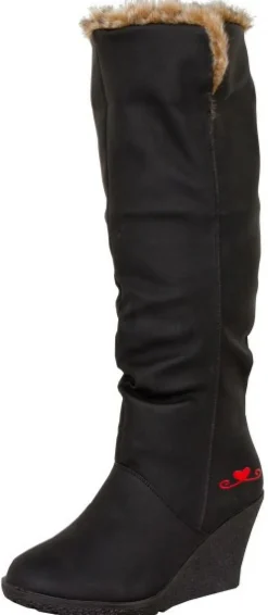 Stiefeletten schwarz Winterstiefel von LOVENESS