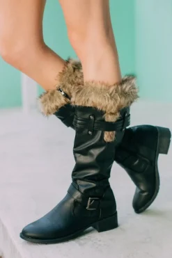 Stiefeletten schwarz Winterstiefel von LOVENESS